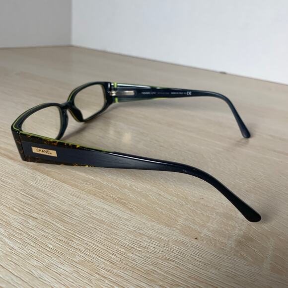 CHANEL 3122 c.963 Eyeglasses Dark Havana Navy Blue Frames 51-16-135 Italy - Picture 8 of 9